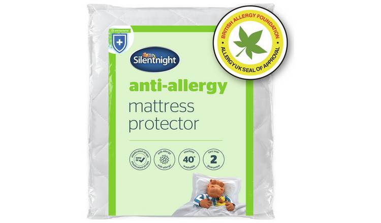 Buy Silentnight Anti Allergy Mattress Protector Single Mattress protectors Argos