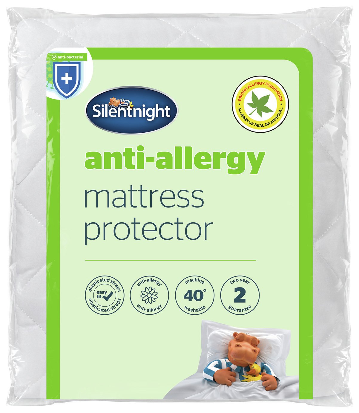 Silentnight Anti-Allergy - Mattress Protector - Double