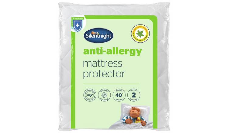 Anti allergy shop mattress protector double