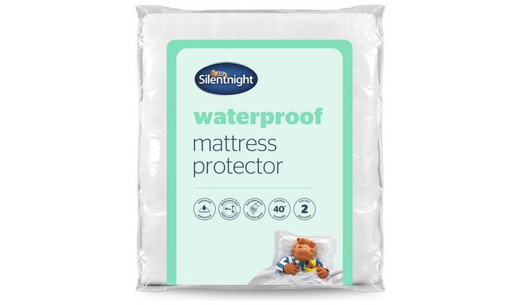 Silentnight Mattress Protector King Size Bed Silent Night Waterproof Protector 