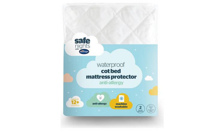 silentnight quilted waterproof mattress protector toddler