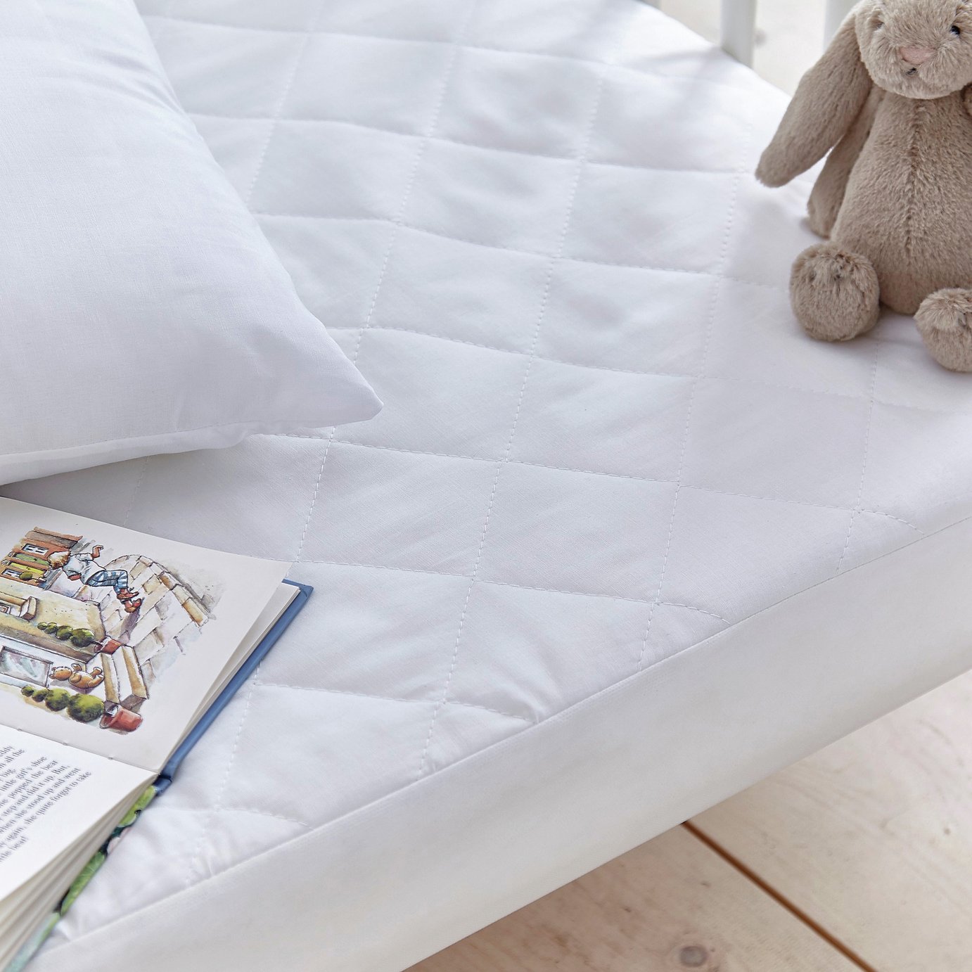 cot mattress protector argos