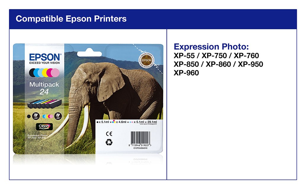 Epson 24 Elephant Ink Cartridges Review