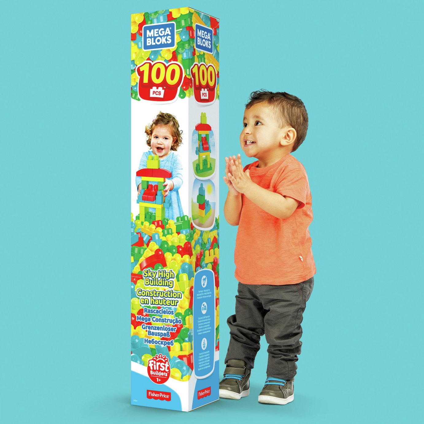 Mega Bloks 100 Piece Tube