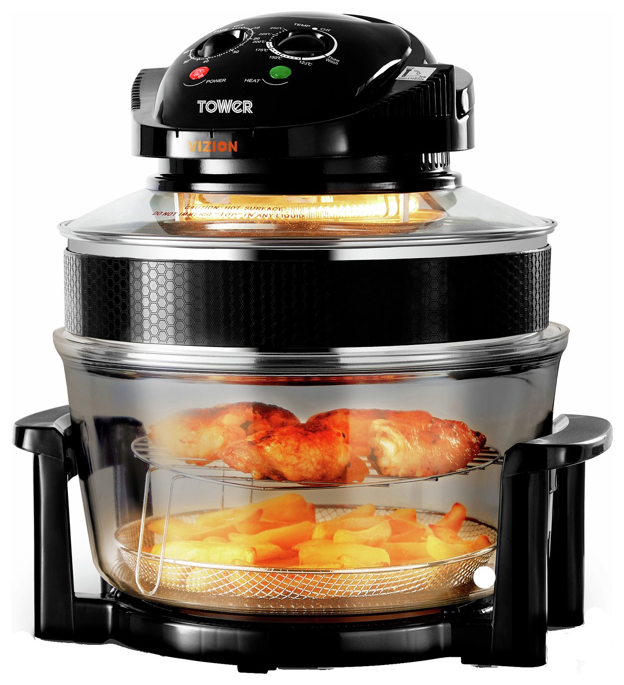 Tower Halogen T14001 17L Air Fryer - Black