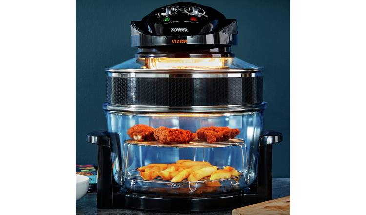 Tower Airwave Low Fat Air Fryer & Halogen Oven - 17 Liters