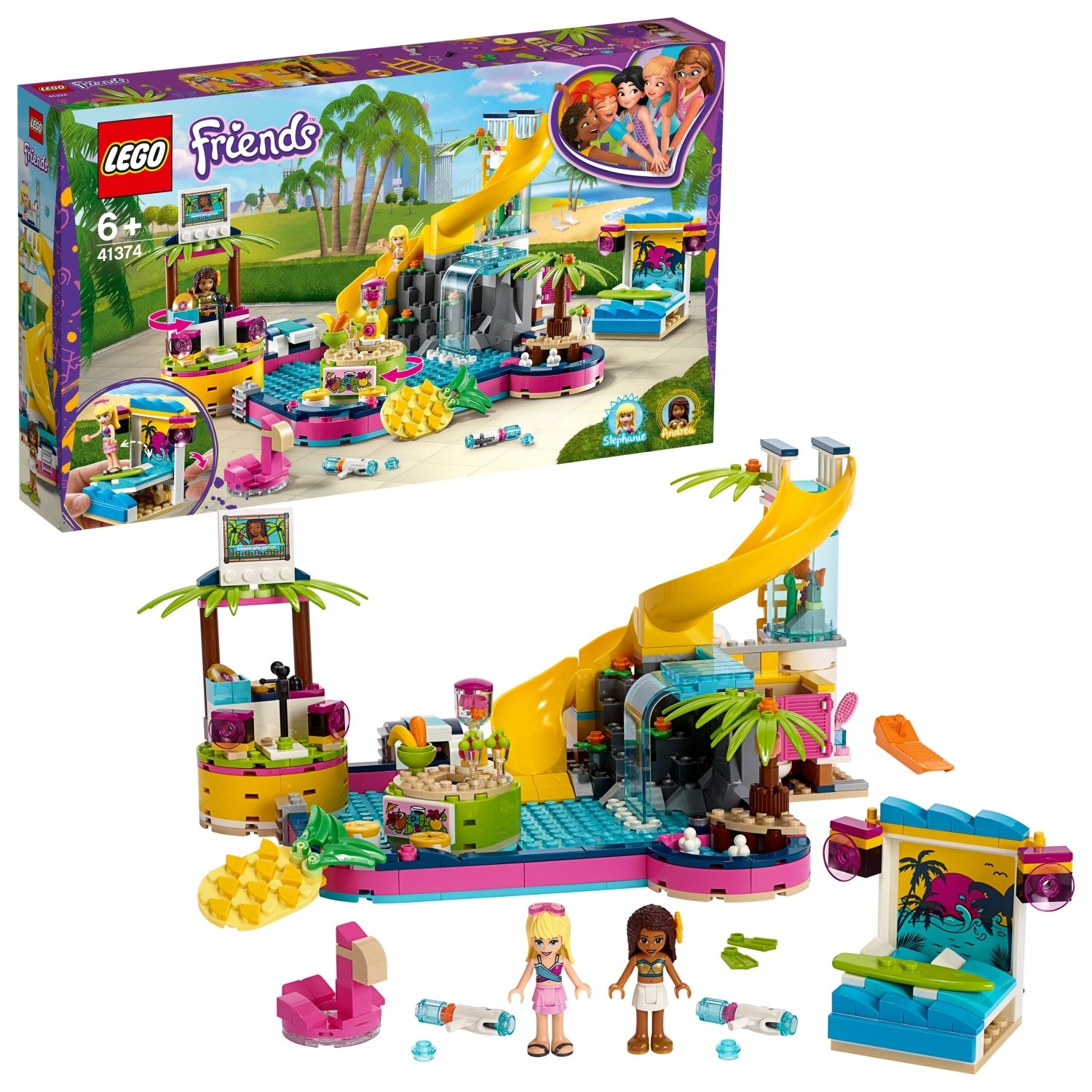 LEGO Friends Andrea's Pool Party Building Set Review