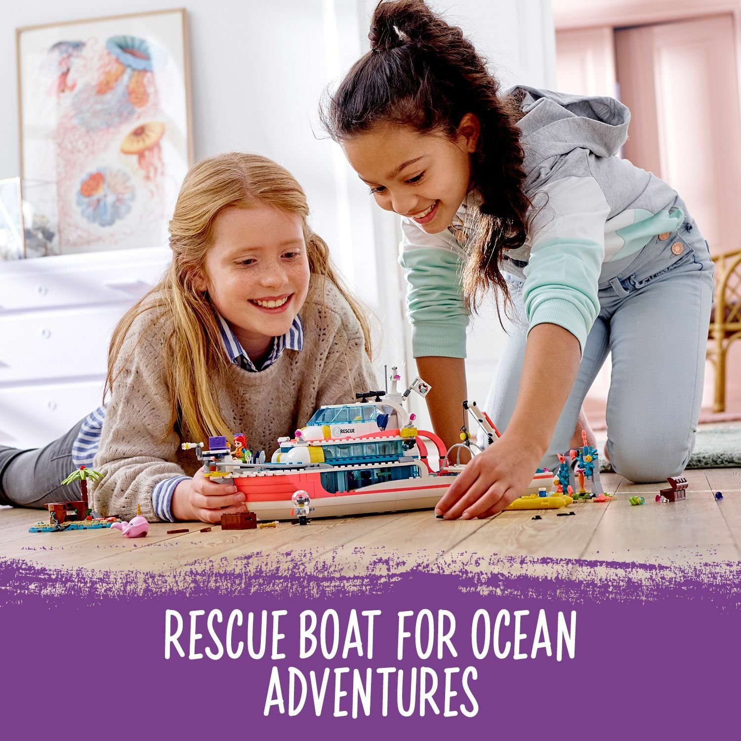 LEGO Friends Rescue Mission Boat Toy Sea Life Set Review