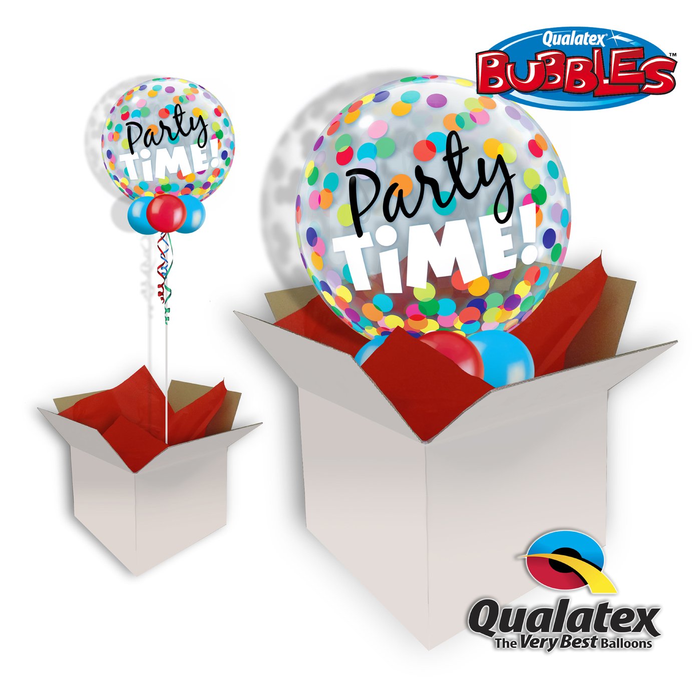 Pioneer Party Time Colourful Dots Bubble Balloon In A Box Review