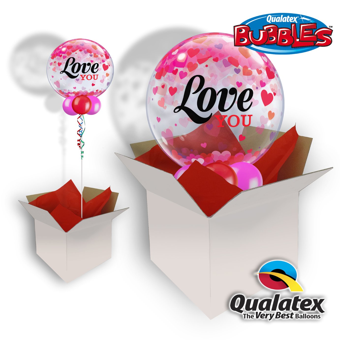 Pioneer Love You Confetti Hearts Bubble Balloon In A Box Review