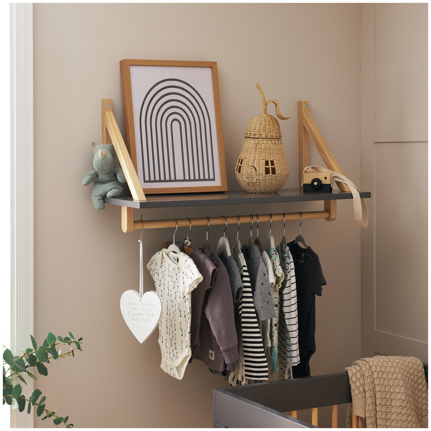 Obaby Maya Shelving Unit - Slate