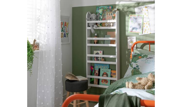 Buy Habitat Kids Scandinavia Wall Mounted Bookcase - White | Kids bookcases and shelving | Argos