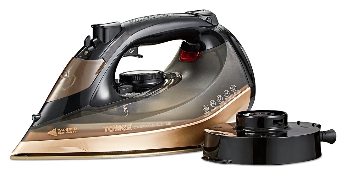 Tower T22022GLD CeraGlide Cord Cordless Steam Iron