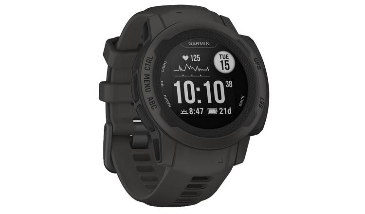 Buy Garmin 2s Watch - Graphite | Smart watches Argos