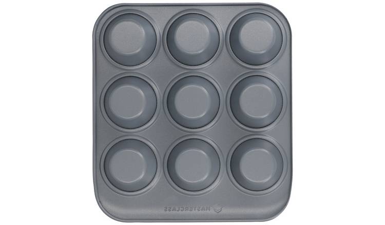 Buy Masterclass 9 Cup Smart Ceramic Carbon Steel Muffin Tin | Bakeware ...