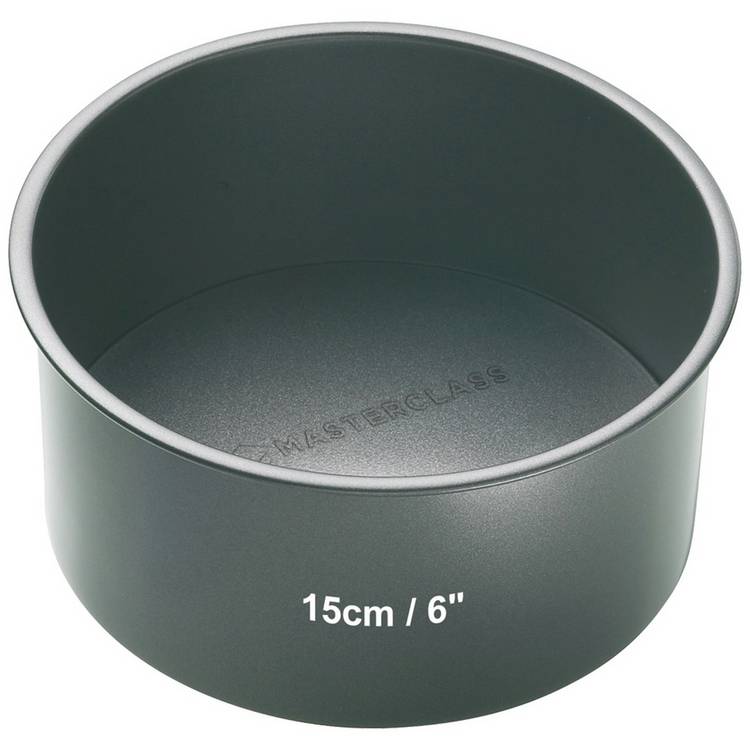 Masterclass 15cm Round Carbon Steel Cake Tin 0