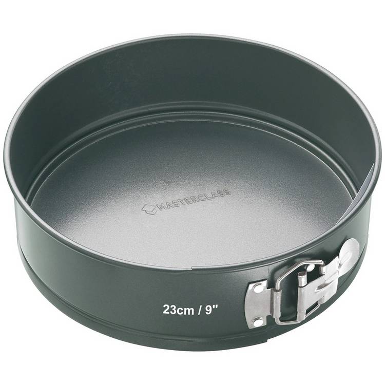 Masterclass 23cm Spring Form Carbon Steel Cake Tin 0