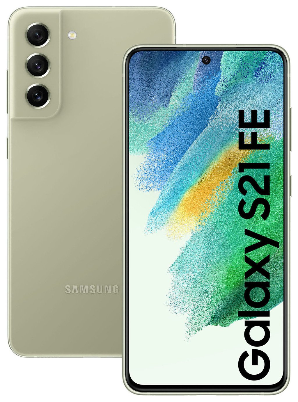 SIM Free Samsung Galaxy S21 FE 5G 128GB Mobile Phone - Olive