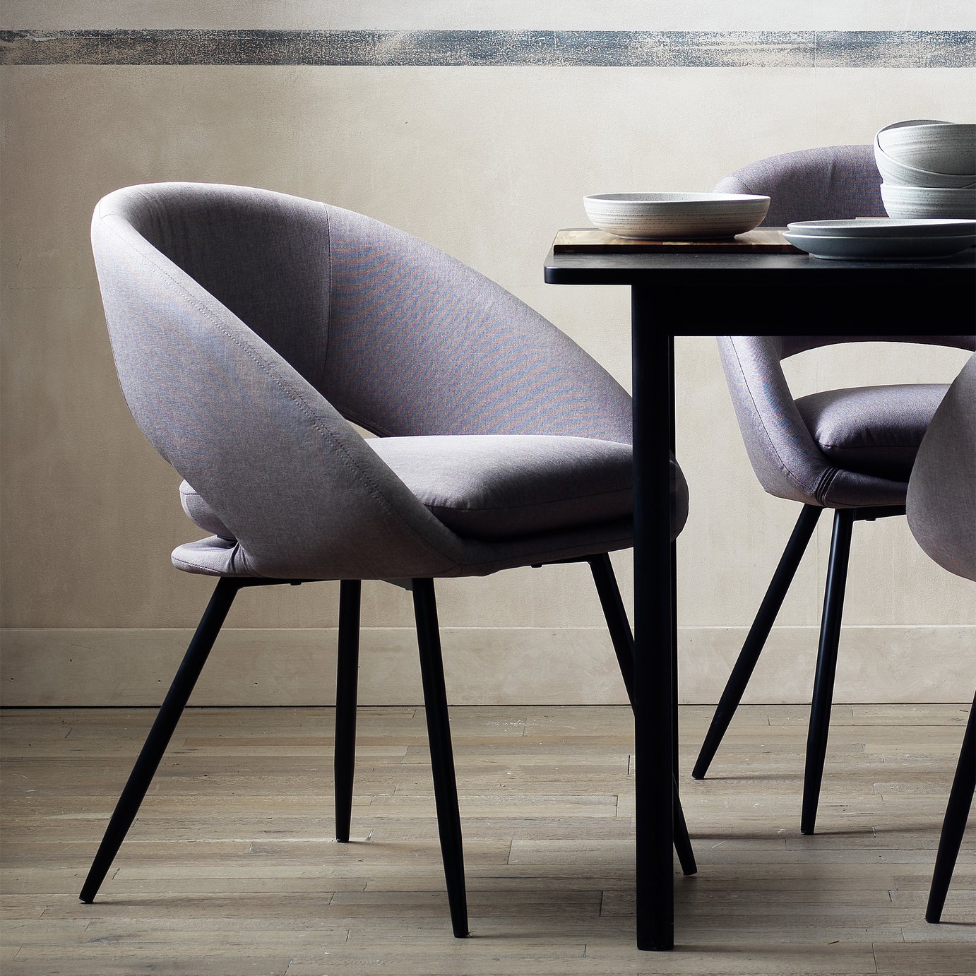 Habitat Hermione Fabric Chair Grey (1304860) Argos Price Tracker