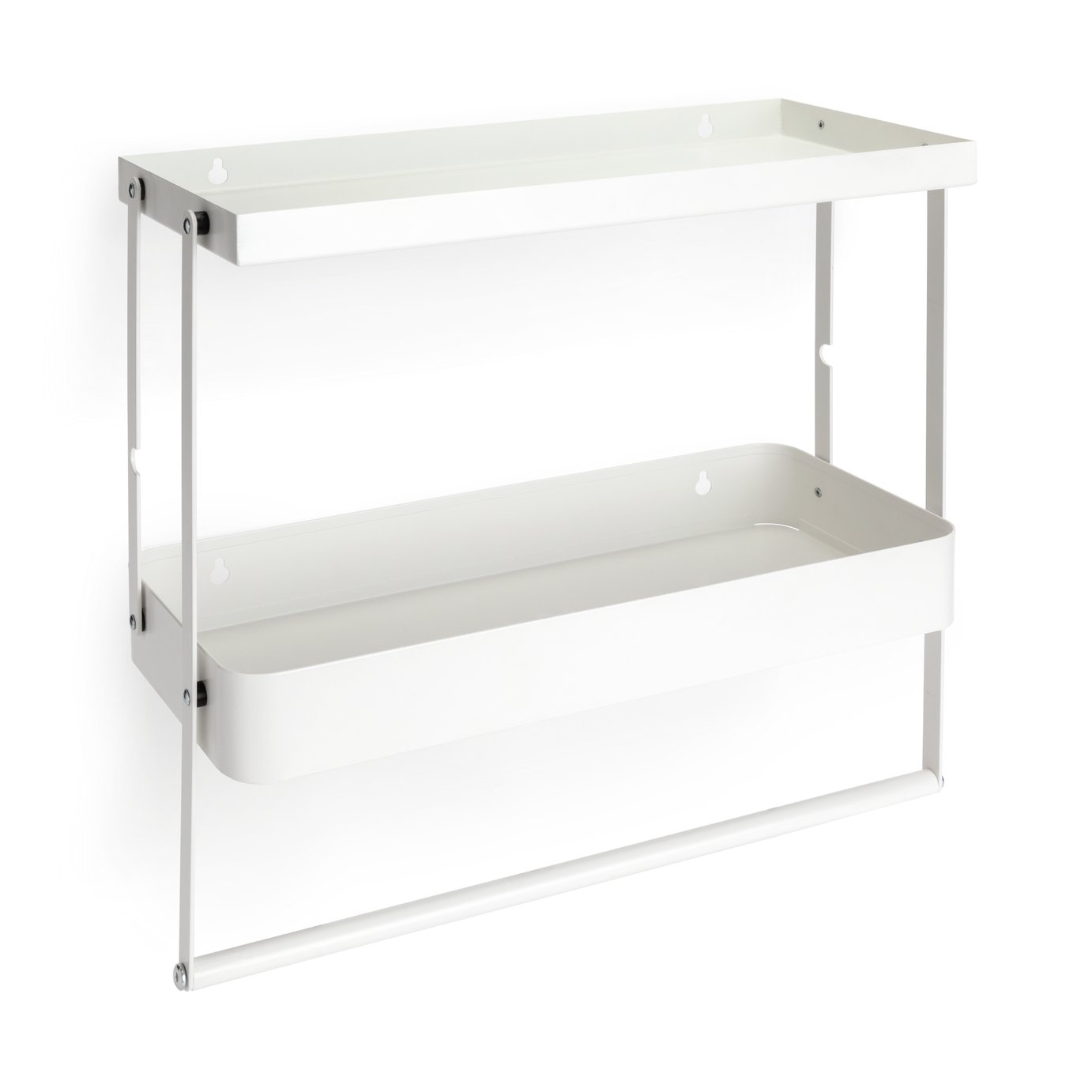 Habitat Towel Rail Shelving Unit - White