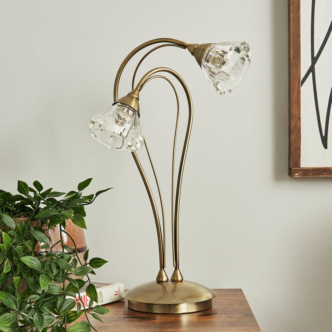 BHS Sagitarius Table Lamp - Brass