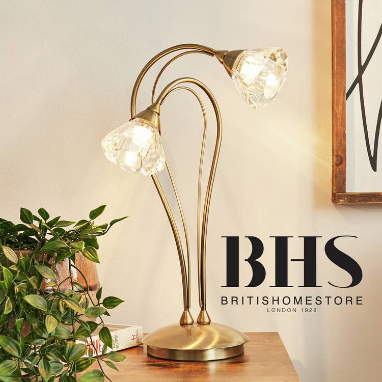 BHS Sagitarius Table Lamp - Brass 0