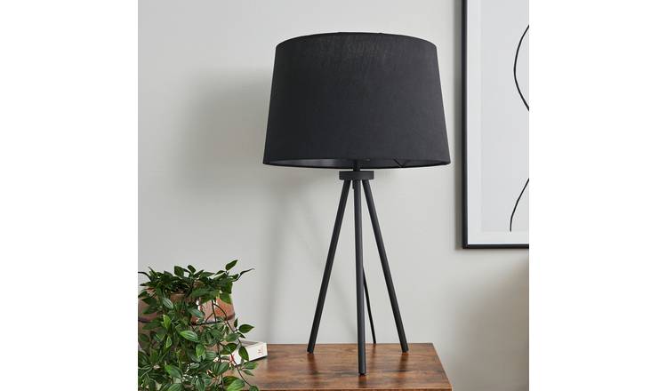 Argos desk lamp store black