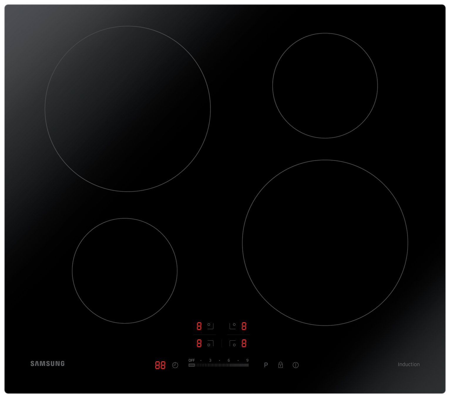 Samsung NZ64H37070K Induction Hob - Black