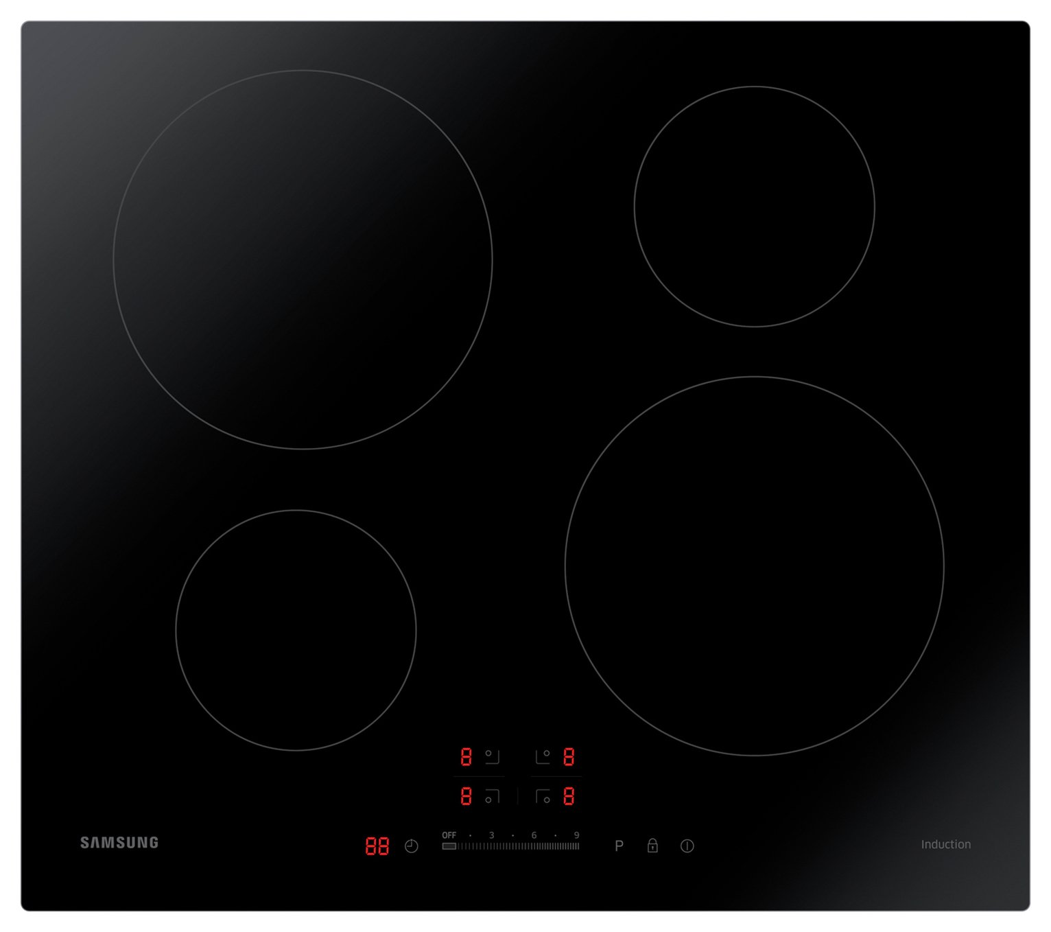 Samsung NZ64H37070K Induction Hob - Black