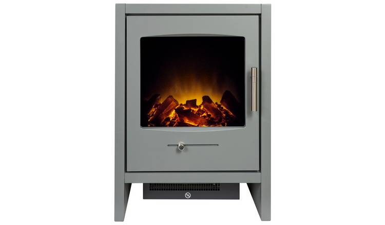 Adam Bergen Electric Stove-Grey