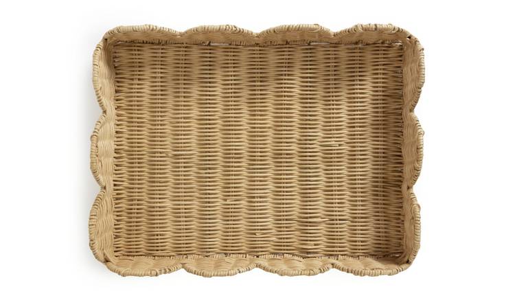 Buy Hand Crafted Light Weight Rattan Tray Table – S