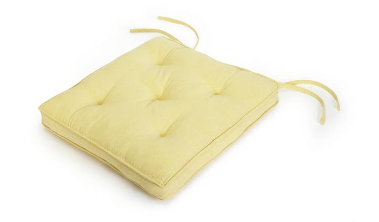 Buy Habitat Pack of 2 Woven Cushion Seat Yellow Argos