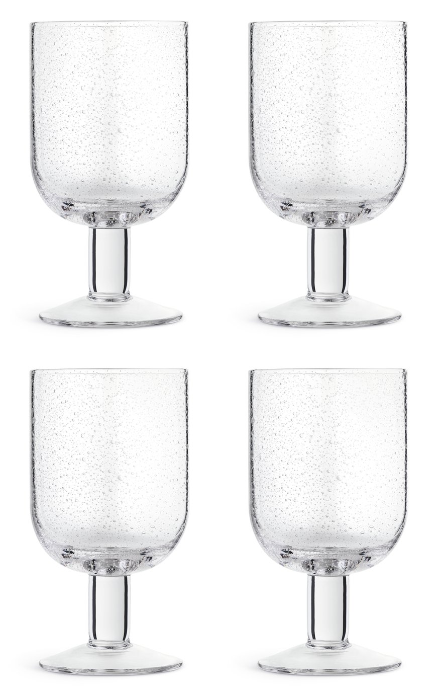 Habitat Bubble Set of 4 Wine Glasses