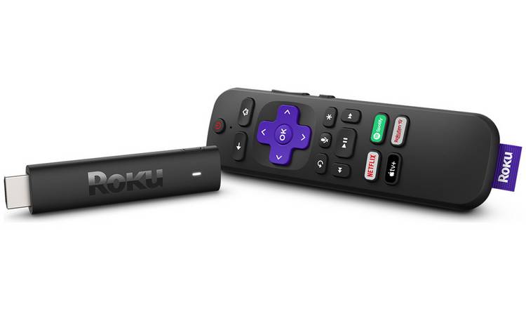 Roku Streaming Stick - Portable 4K/HDR/Dolby Vision Streaming Device, Voice  Remote, Free & Live TV