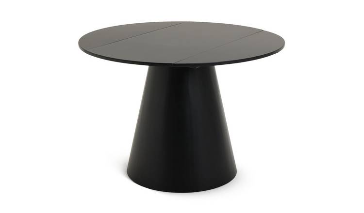 Argos black dining table sale