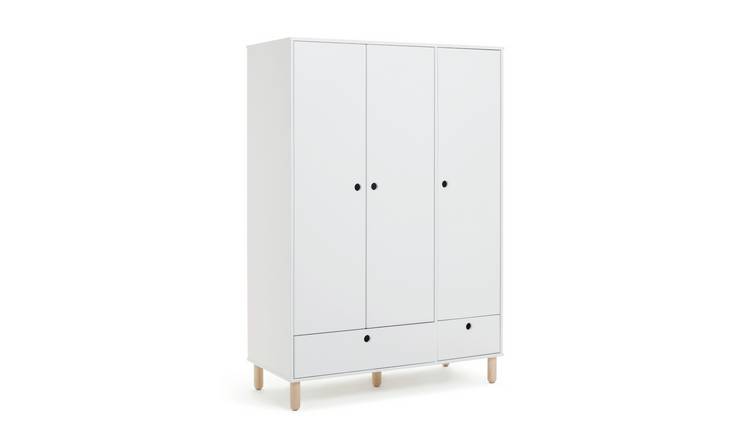 Habitat Kids Eden 3 Door 2 Drawer Wardrobe - White