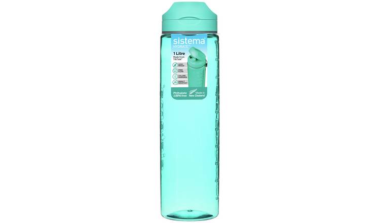Sistema Tritan Flip Water Bottle - 1 Litre