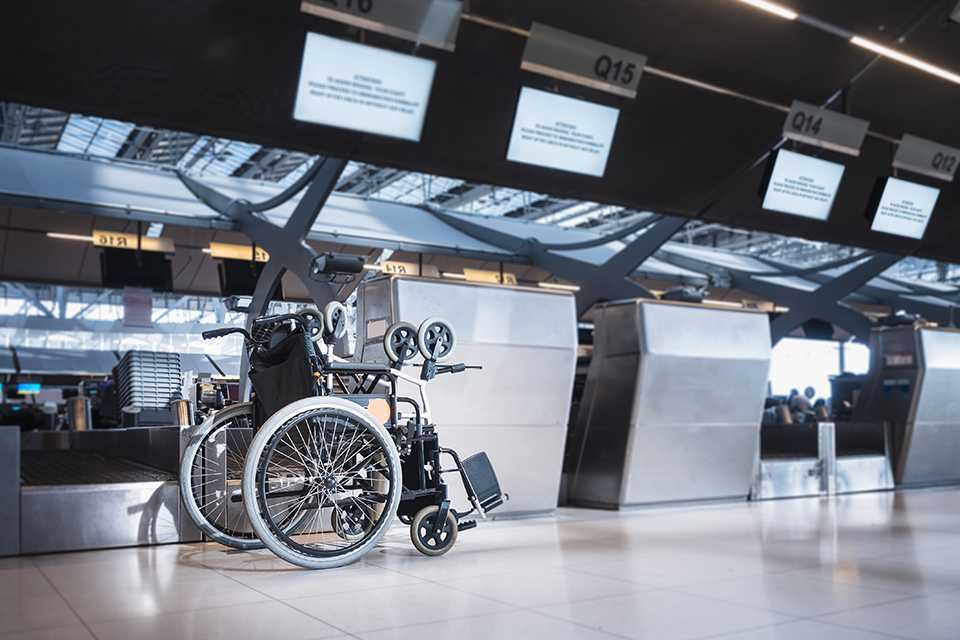 Travelling with a disability.