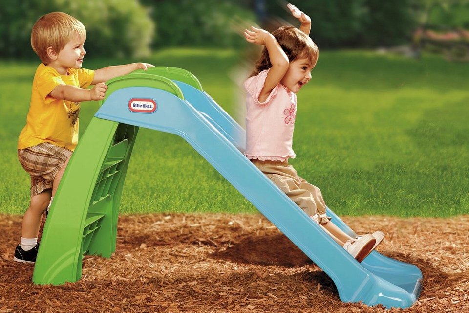 argos garden toys slides