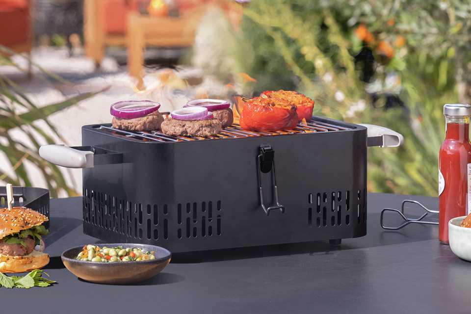 Argos Home table top charcoal BBQ.