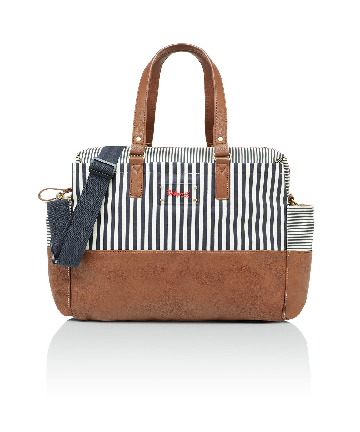 Babymel Millie Stripe Changing Bag - Navy