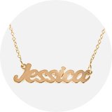 Personalised jewellery.