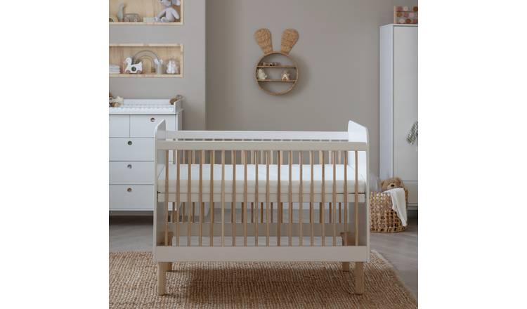 Cot bed with mattress cheap included argos