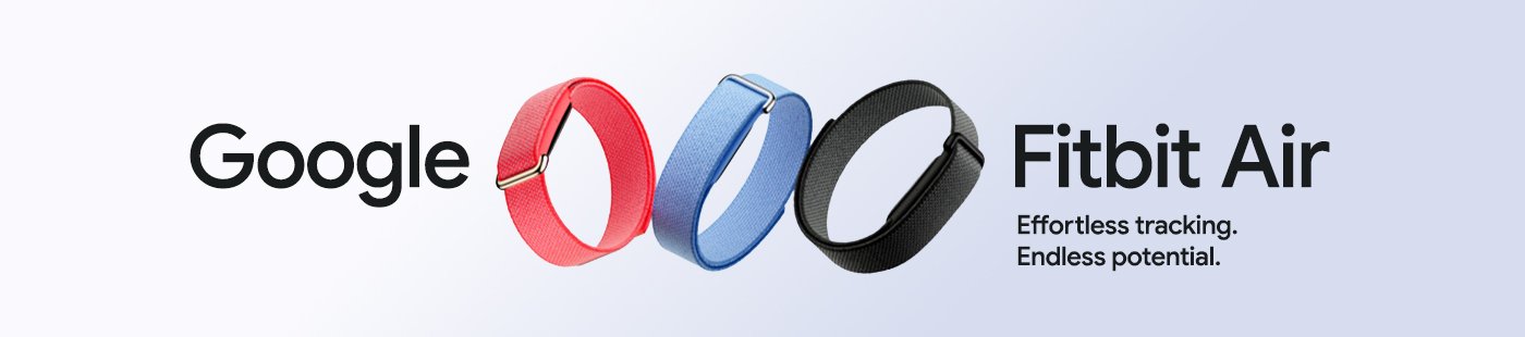 Google Fitbit Air. Effortless tracking. Endless potential.