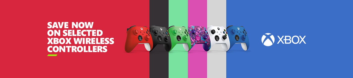 Xbox. Save now on selected Xbox wireless controllers.