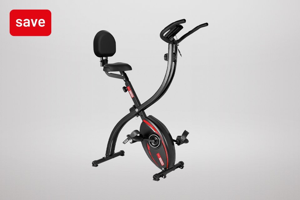 Save 20% on Pro Fitness FEB2000 folding exercise bike with code FIT20.