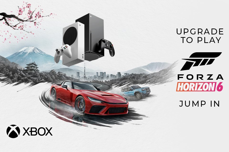 Upgrade to play. Jump into Forza Horizon 6.