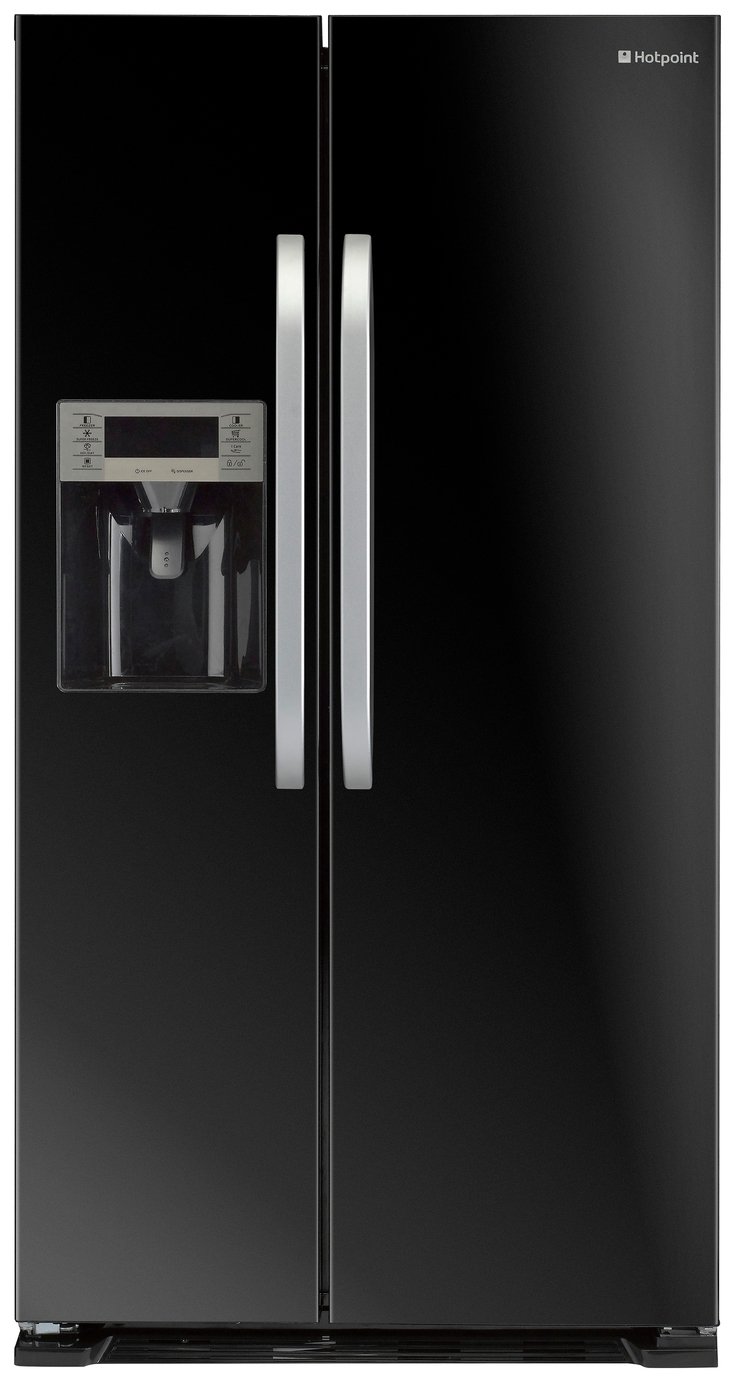 Hotpoint SXBD925 American Fridge Freezer - Black