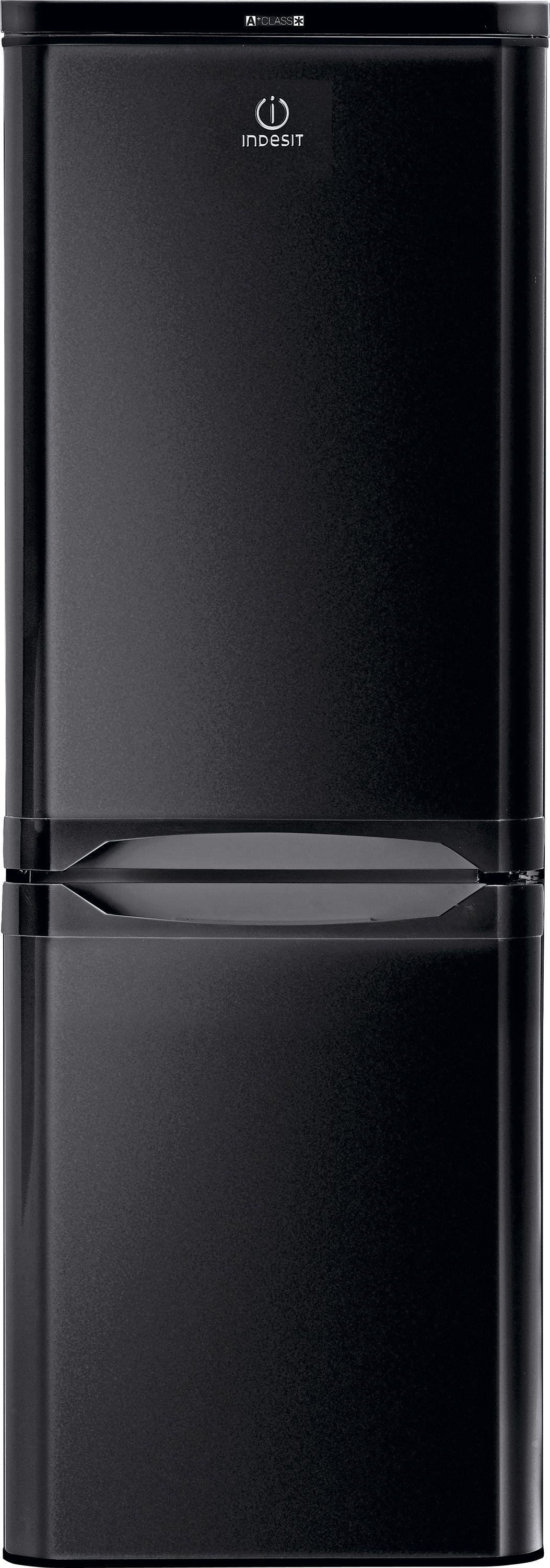 Indesit NCAA 55 K Freestanding Fridge Freezer - Black