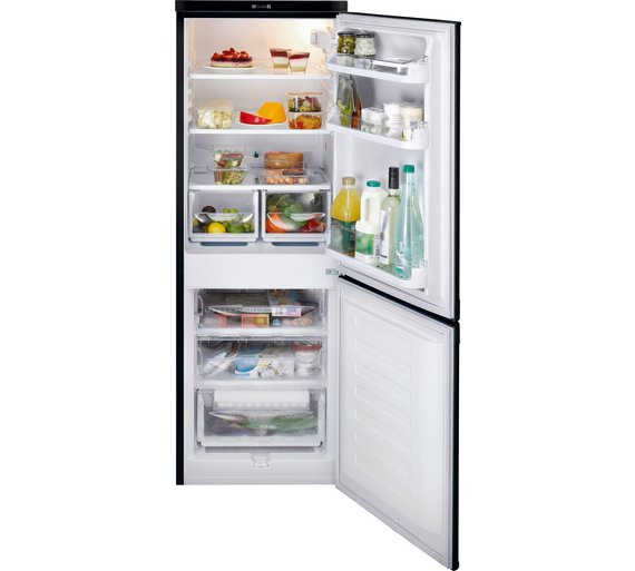 Buy Indesit NCAA 55 K Freestanding Fridge Freezer - Black at Argos.co ...